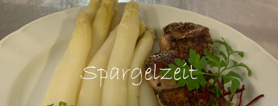 Es gibt wieder tagesfrischen Spargel im Gasthaus Jansen